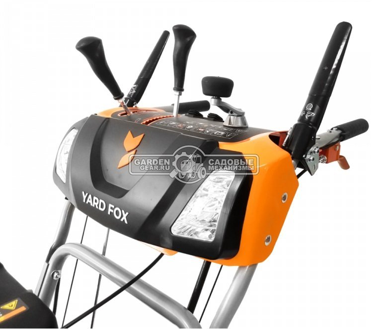 Снегоуборщик Yard Fox 7654E Pro (PRC, 76 см, Loncin, 302 см3, эл/стартер 220В, фара, подогрев рукояток, скорости 6/2, 108 кг)