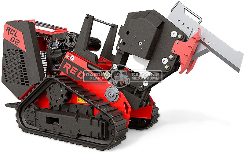 Мини-кабелеукладчик самоходный гусеничный RED RCL-02 Loncin 35 л.с., глубина укладки кабеля до 35 см., сечение кабеля до 40 мм., 3 м/мин., 900 кг.