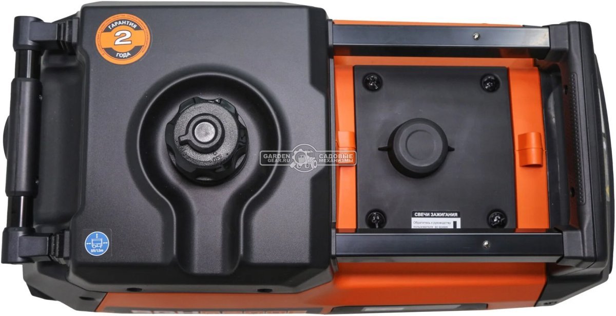 Бензиновый генератор инверторный EVOline BQH 5200 E с электрозапуском (PRC, 224 см3, 4.4/4.2 кВт, 7.8 л, комплект колес, 35 кг)