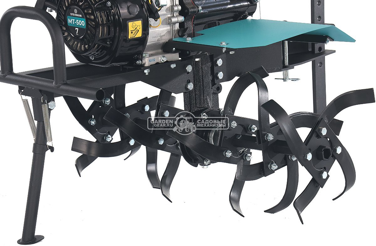 Мотоблок Steviman MT-500 (RUS, колеса 4.00х10, EST 212 см3, 90 см, 2 вперед/1 назад, ВОМ, 100 кг)