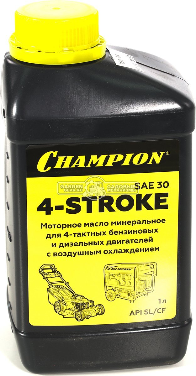 Масло летнее 4-тактное Champion SAE-30 1,0 л., минеральное