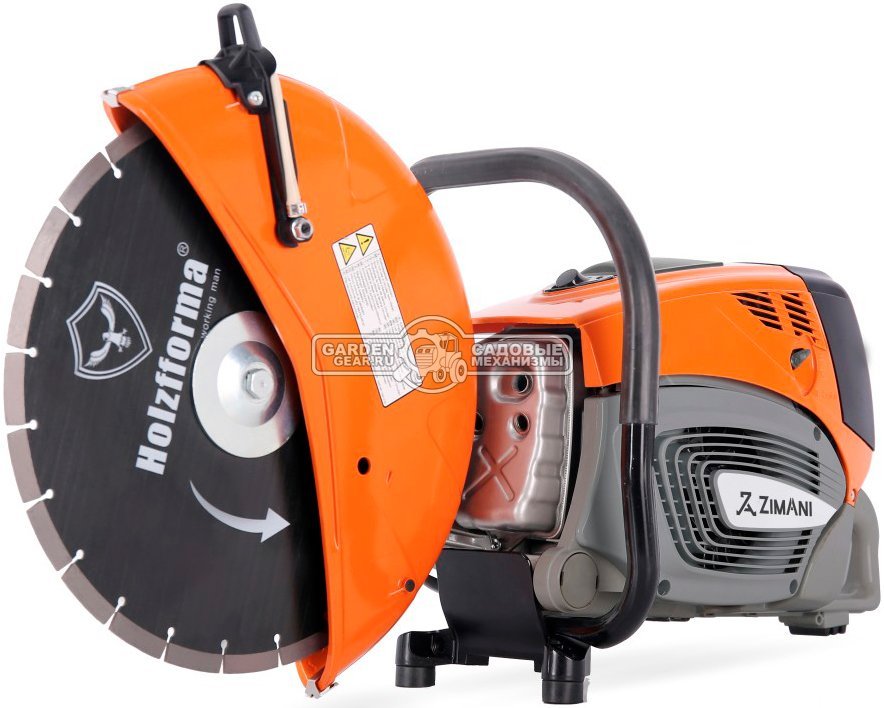 Бензорез ZimAni TS 800 16" (PRC, 94 см3, 4.8 кВт/6.5 л.с., диаметр круга 400 мм, глубина реза 125 мм, 11 кг)