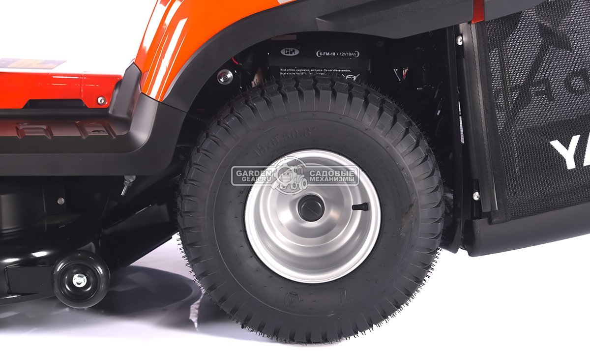 Садовый трактор Yard Fox Optima T 98 RСH (PRC, Loncin 452 куб.см., гидростатика, травосборник 260 л, ширина кошения 98 см, 200 кг)