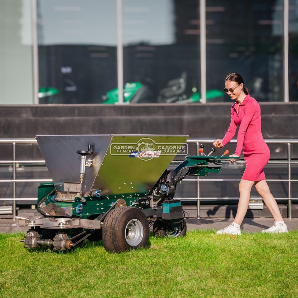 Самоходный дисковый разбрасыватель MasterYard TDS35 пескователь (Kohler CH270, 2 вперед/1 назад, 350 л., 150 кг.) 