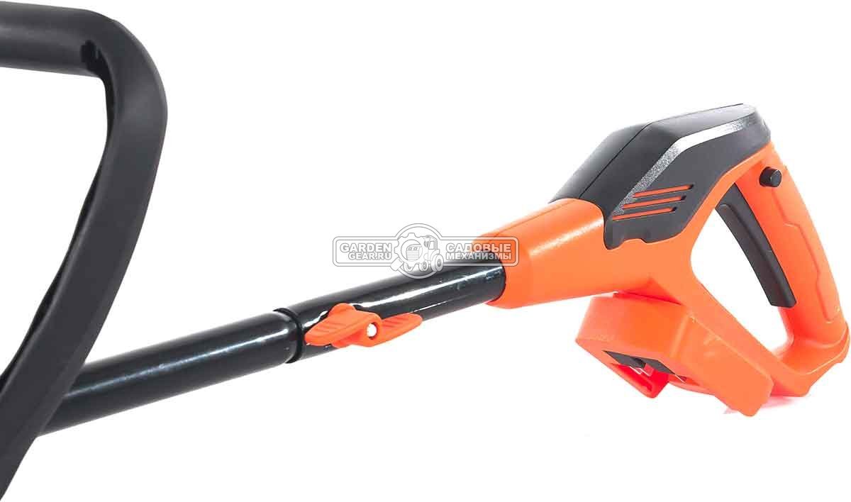 Снегоуборщик аккумуляторный / лопата Yard Fox 33E с АКБ 4 А/ч и ЗУ (PRC, BL 20В, ширина 33 см, 6 кг)