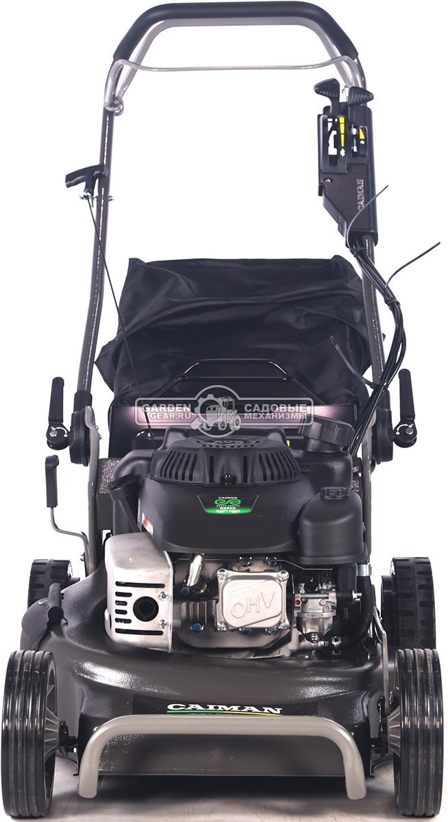 Газонокосилка бензиновая Caiman IXO Prime 55CLV (RUS, 53 см, Caiman Green Engine, 224 см3, сталь, кардан, 4 в 1, 70 л, 49,5 кг.)