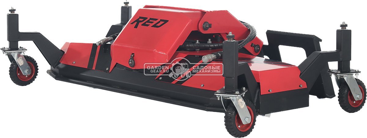 Газонокосилка мульчирующая RED для мини-погрузчика, 6 дисков с ножами, ширина 158 см., 190 кг.