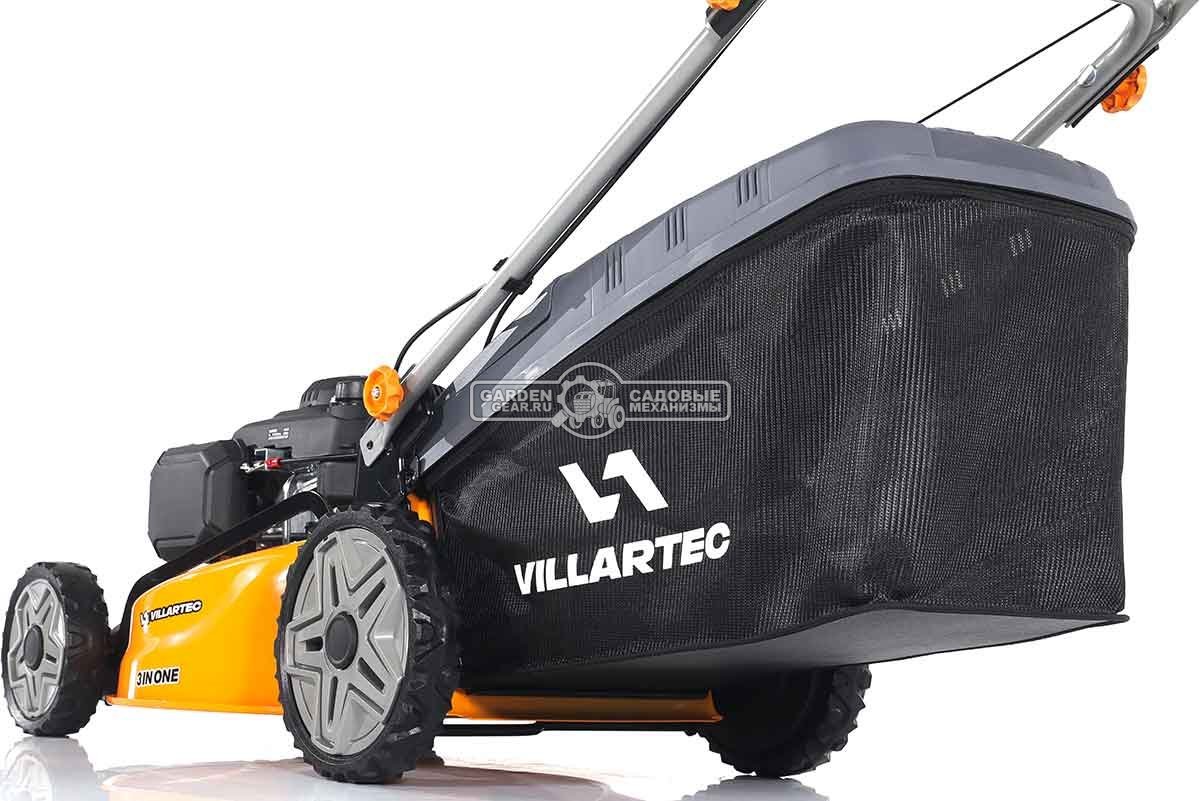 Газонокосилка бензиновая Villartec MB 3751T Country (PRC, 51 см, Loncin Ready Start, 166 см3, сталь, 3 в 1, 65 л, 33.3 кг)