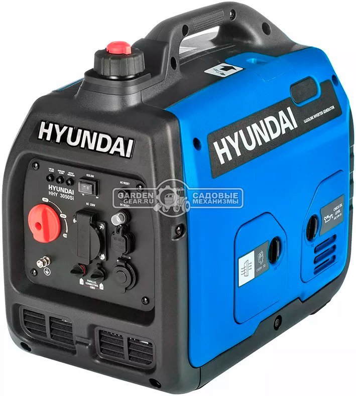 Бензиновый генератор инверторный Hyundai HHY 2050Si (PRC, Hyundai, 145 см3, 2.0/2.3 кВт, 3.7 л, 18 кг)