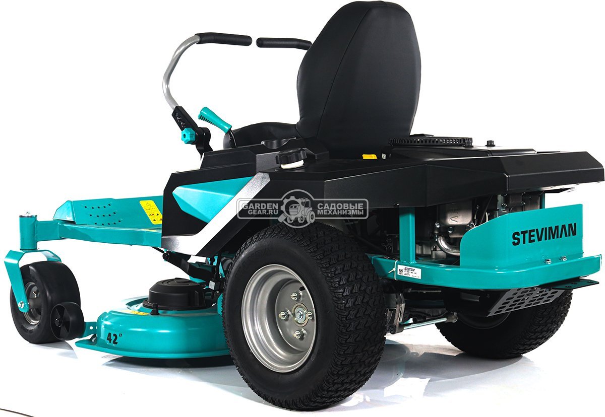 Садовый райдер Steviman ZR-107 HQ с нулевым радиусом разворота (PRC, Loncin, 586 куб.см., гидростатика, ширина кошения 107 см., 227 кг.)
