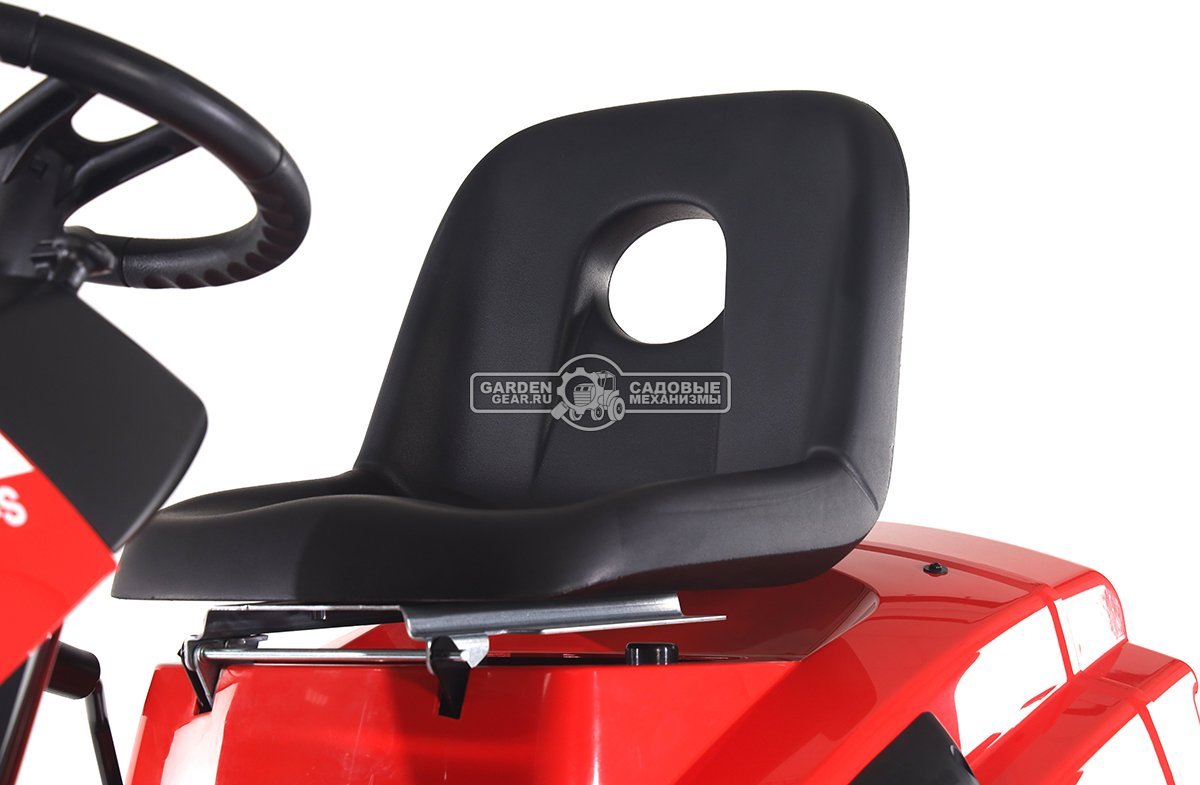 Садовый трактор SABO 110-S (GER, Sabo V-Twin, 708 куб.см., гидростатика, боковой выброс, мульчирование, ширина кошения 110 см, 234 кг.)