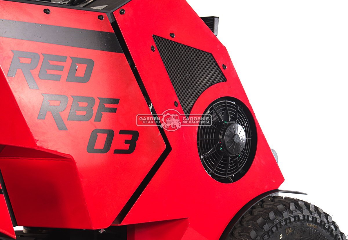 Мини-погрузчик шарнирно сочленённый RED RBF-03 Zongshen GB750EFI 30 л.с., грузоподъемность до 700 кг., ковш 150 л., 1270 кг.