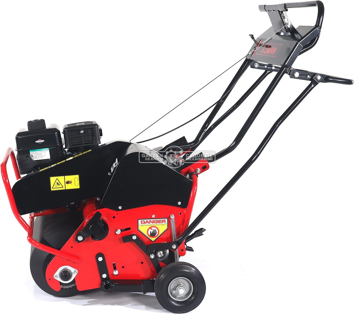 Аэратор бензиновый Zimani Lawn Core 26 (PRC, 66 см, B&S XR 6.5 л.с., сталь, прикаточный валик + пустотелые трубки, 130 кг)