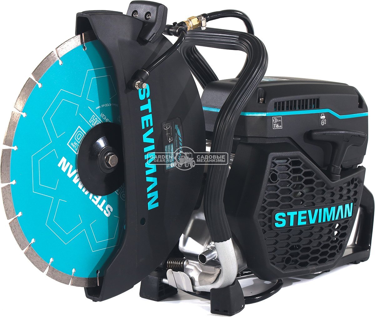 Бензорез Steviman GS730 14" (PRC, 76.2 см3, 5.0 л.с., диаметр круга 350 мм, 10 кг)