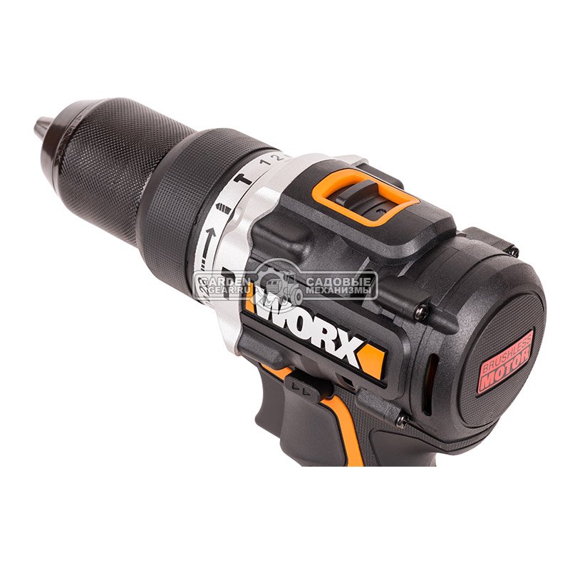 Дрель - шуруповерт ударная аккумуляторная Worx WX352.9 без АКБ и ЗУ (PRC, 20В, BL, 60 Нм, 1.0 кг)