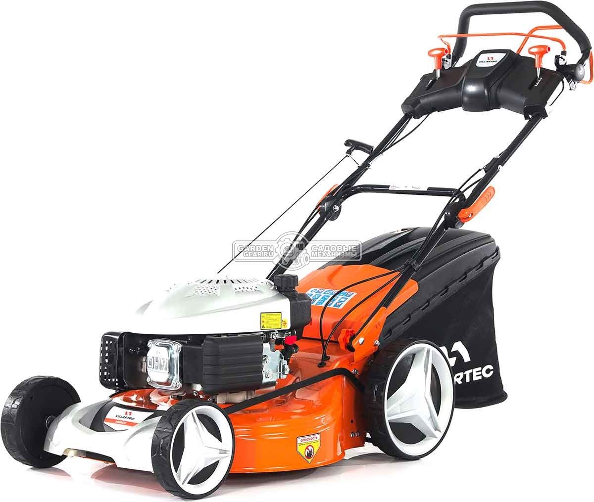 Газонокосилка бензиновая Villartec MB 4053T Village (PRC, 53 см, Daye 173 см3, сталь, 3 в 1, вариатор, 60 л, 38.5 кг)