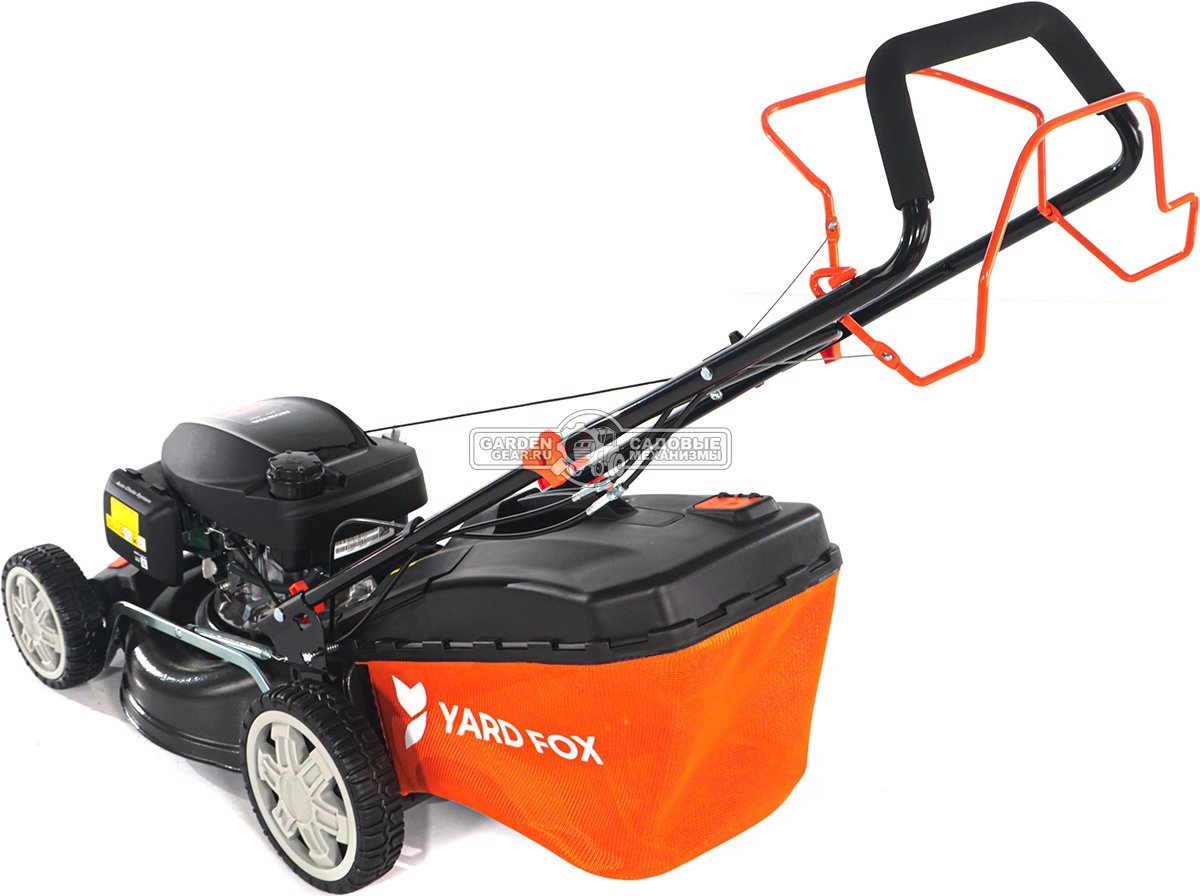 Газонокосилка бензиновая Yard Fox 46SH (PRC, 46 см, Honda GCV145, 145 см3, сталь, 3 в 1, 60 л, 27.9 кг)
