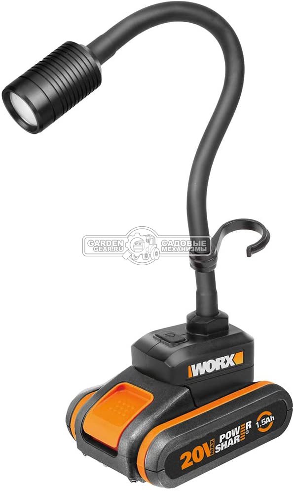 Комбо - набор аккумуляторный Worx WX977: дрель-шуруповерт WX101 + фонарь WX028 с 2 АКБ 1.5 А/ч и ЗУ (PRC, 20В, снят с производства)