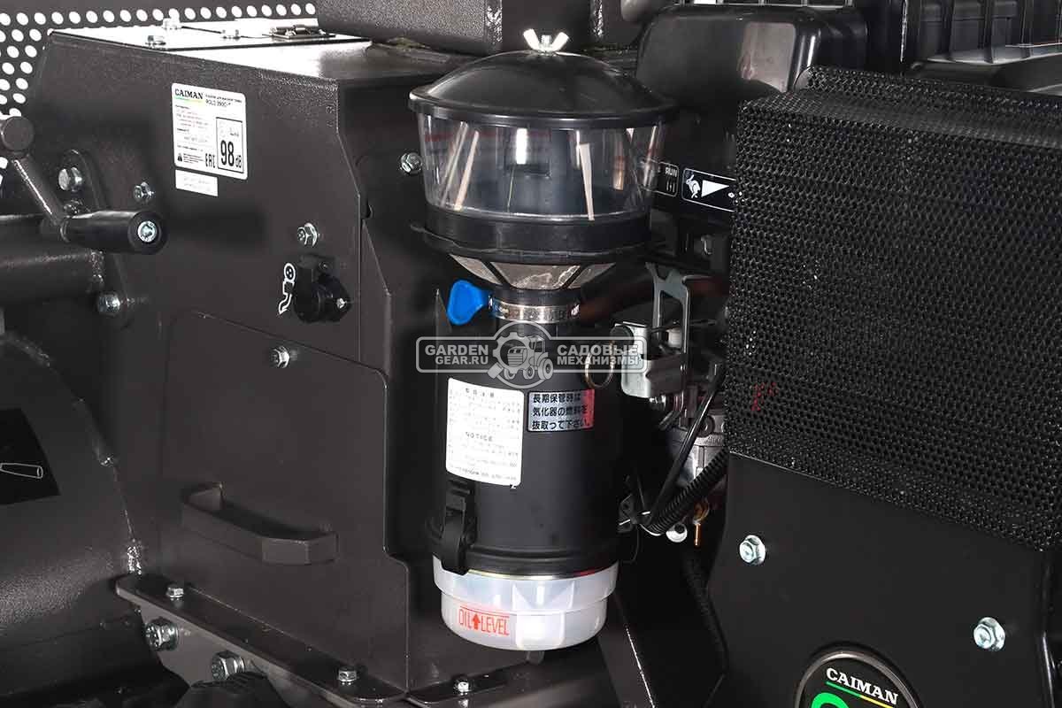 Косилка для высокой травы и кустов Caiman Rolo 390C-T цеповая гусеничная (RUS, 68 см, Caiman Green Engine, 392 куб.см., дифференциал, 295 кг.)