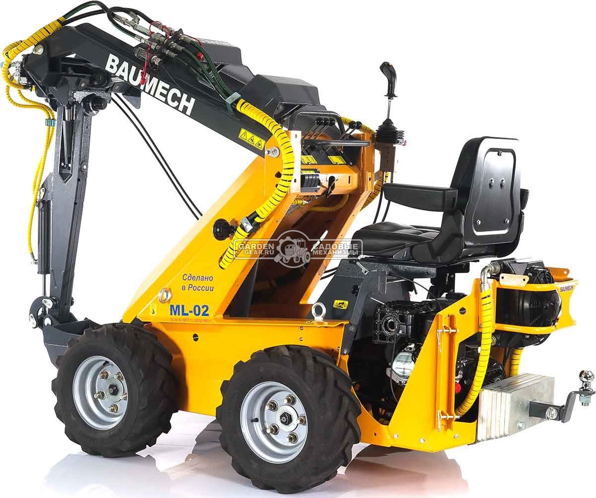 Экскаватор лопатковый с поворотным механизмом Baumech макс. глубина копания 135 см., ширина ковша 25 см., макс. высота выгрузки 290 см., 84 кг. 