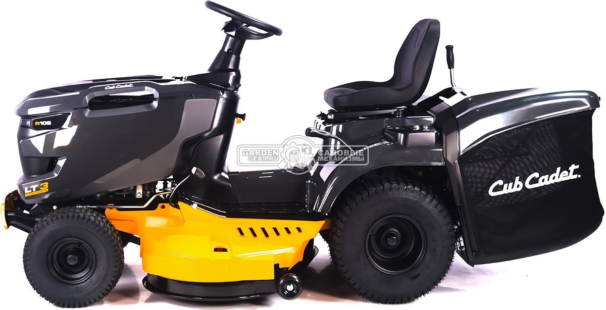 Садовый трактор Cub Cadet LT3 R102 (PRC, Cub Cadet V-Twin, 679 куб.см., гидростатика, травосборник 245 л, ширина кошения 102 см, 211 кг)