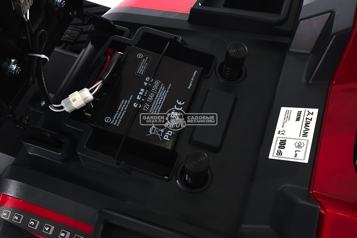 Садовый трактор ZimAni TC97HL (PRC, Loncin 452 куб.см., гидростатика, травосборник 320 л, ширина кошения 97 см, LED панель, 190 кг)