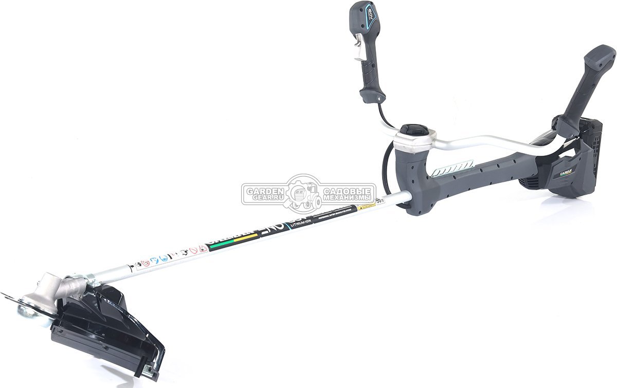 Мотокоса аккумуляторная Caiman ENO BCTi с АКБ B6040 и ЗУ C6025 (RUS, BL 60В, Standart Connect, T-рукоятка, нож 3T + леска 2,4 мм, 5,9 кг.)