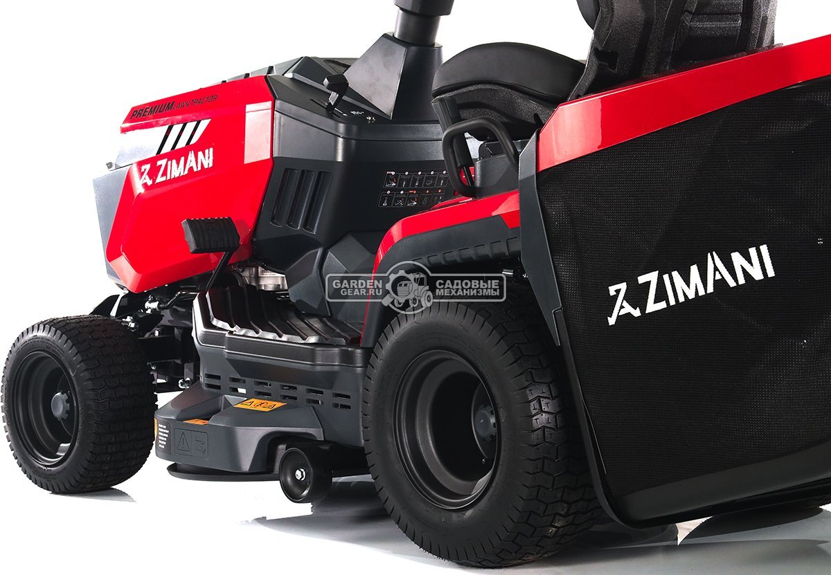 Садовый трактор ZimAni TC97HL (PRC, Loncin 452 куб.см., гидростатика, травосборник 320 л, ширина кошения 97 см, LED панель, 190 кг)
