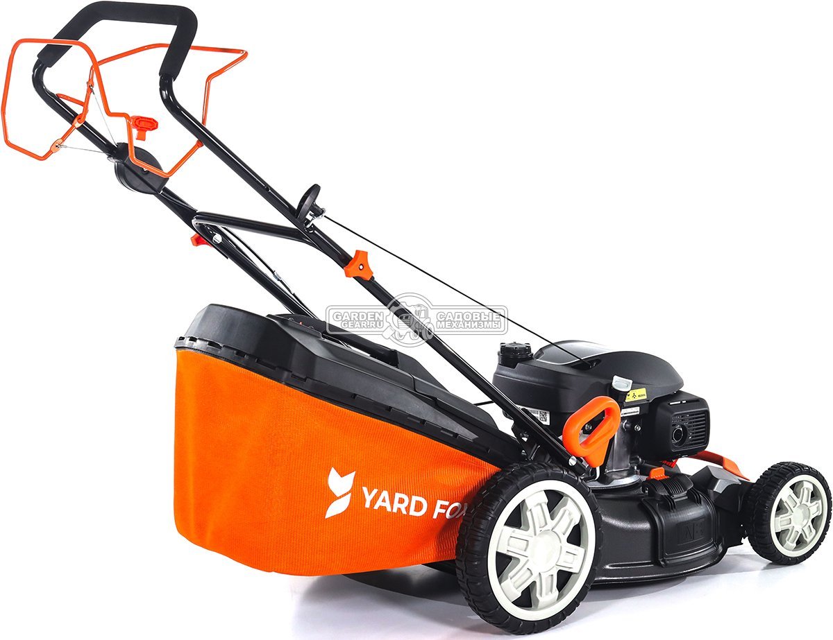 Газонокосилка бензиновая Yard Fox 53SH V (PRC, 53 см, Honda GCV200, 202 см3, вариатор, сталь, 3 в 1, 60 л, 36.8 кг)