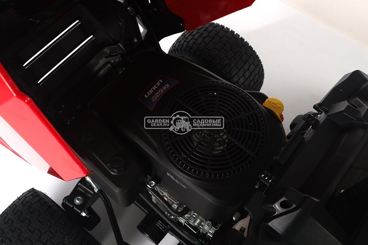 Садовый трактор ZimAni TS98HL MY2025 (PRC, Loncin 452 куб.см., гидростатика, боковой выброс, ширина кошения 98 см, LED панель, 168 кг)