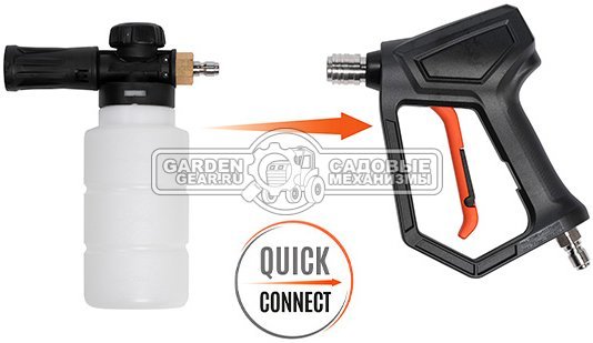 Мойка высокого давления Daewoo DAW 875 SW с аксиальной помпой (PRC, 3200 Вт, 200 бар, 700 л/час, катушка + шланг 12 м, 37 кг)