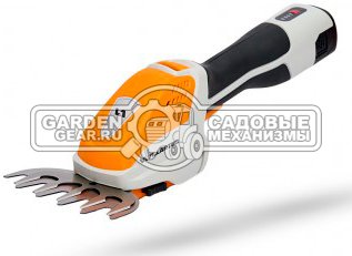 Ножницы для газонов аккумуляторные + кусторез Villartec HA1462 без АКБ и ЗУ (PRC, Li-Ion, 14.4В, 12/20 см, 1.0 кг)