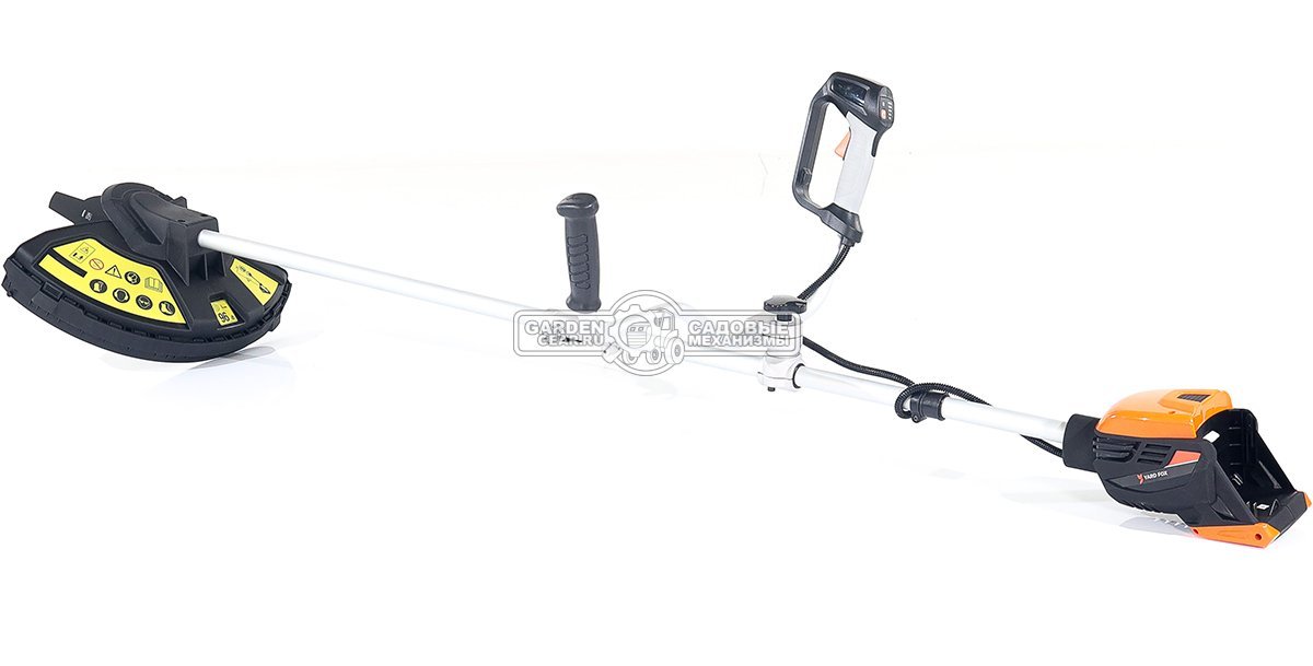 Мотокоса аккумуляторная Yard Fox BC4025B SET с АКБ 4.0 А/ч и ЗУ (PRC, 40В, BL, нож 3T + леска 2.0 мм, разъем, Т-ручка, 6.0 кг)