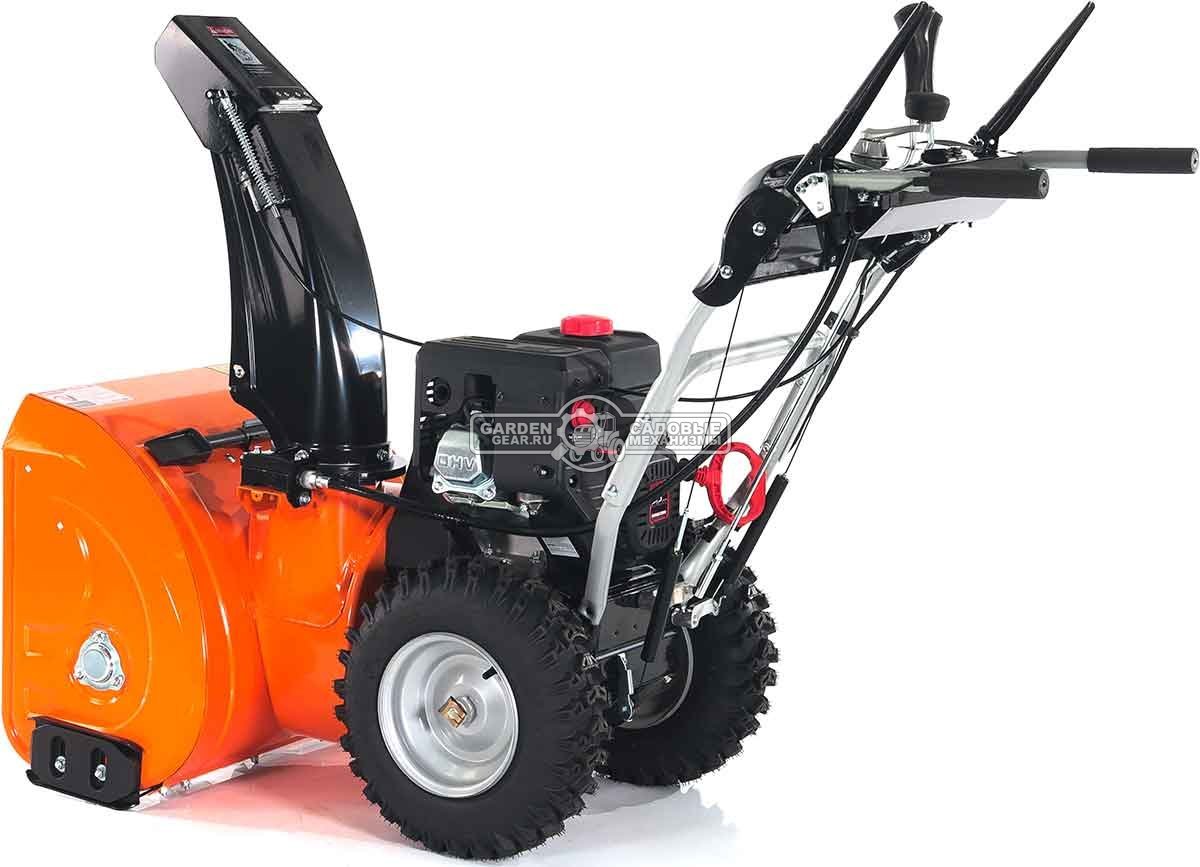 Снегоуборщик Villartec WB7066E MY2023 (PRC, 66 см, Loncin, 212 см3, эл/стартер 220В, фара, подогрев рукояток, скорости 6/2, 88 кг)