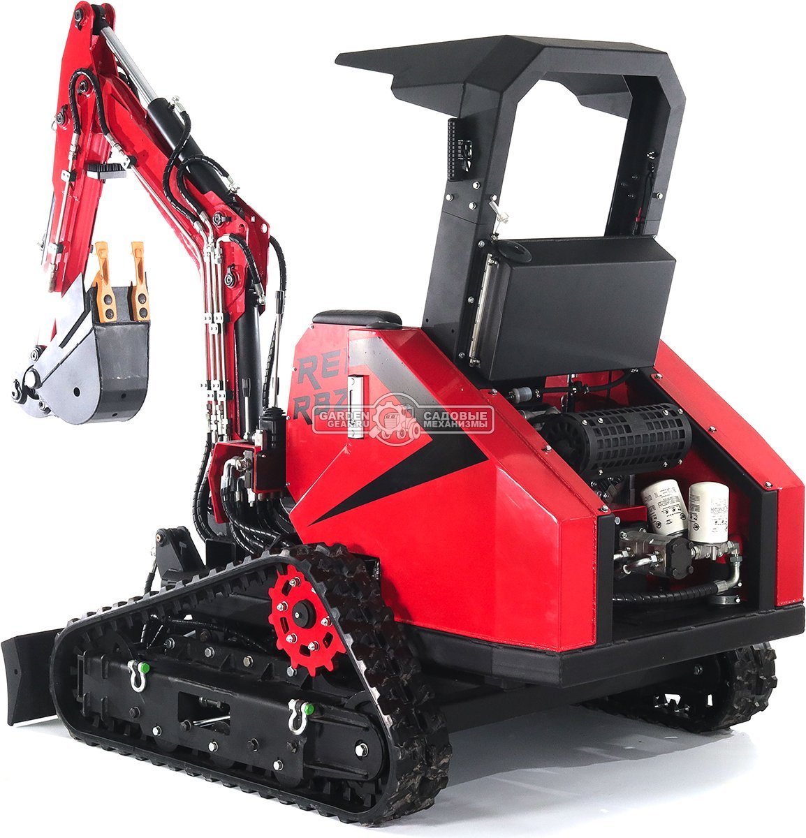 Гусеничный экскаватор RED Rhino RBZ-12 максимальная комплектация, Zongshen GB750EFI 30 л.с., глубина копания 2,1 м., ковш 250 мм., 1300 кг.