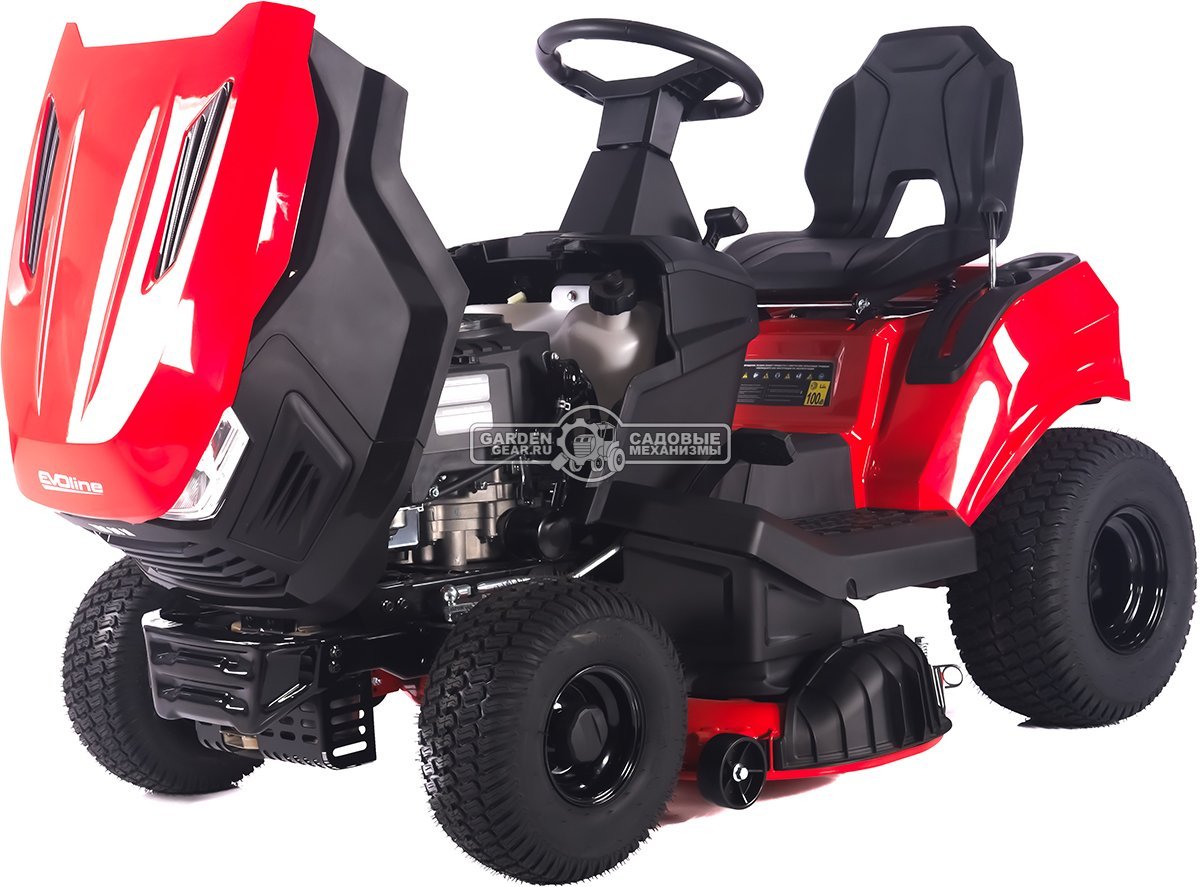 Садовый трактор Evoline TRG 98 M (PRC, Loncin 452 куб.см., механика, ширина кошения 96 см, боковой выброс, 182 кг)