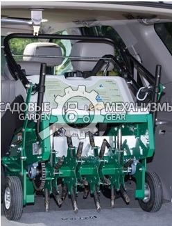 Аэратор бензиновый профессиональный Billy Goat AE401H (USA, Honda GX120 119 см3, 4,0 л.с., бак для воды, сталь, 48 см, 110 кг)
