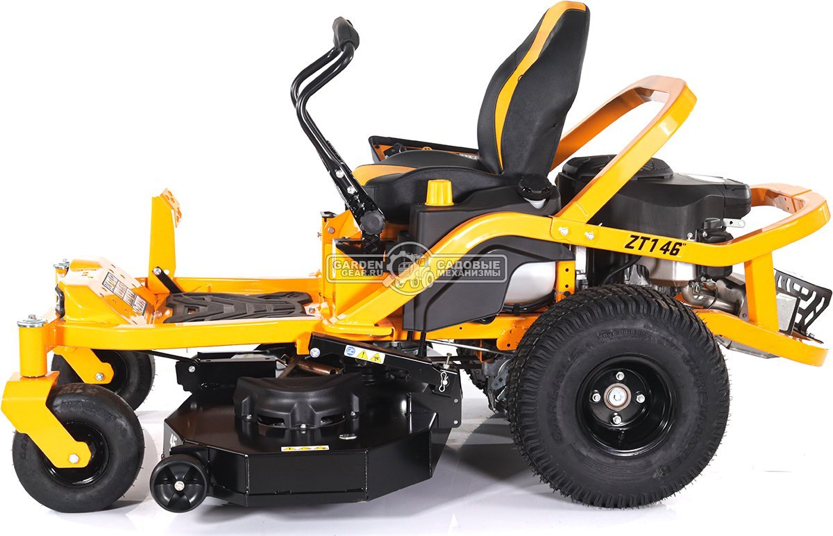 Садовый райдер Cub Cadet ZT1 46 Ultima с нулевым радиусом разворота (USA, Kohler KT7000 V-Twin, 725 куб.см., гидростатика, ширина 117 см., 256 кг)