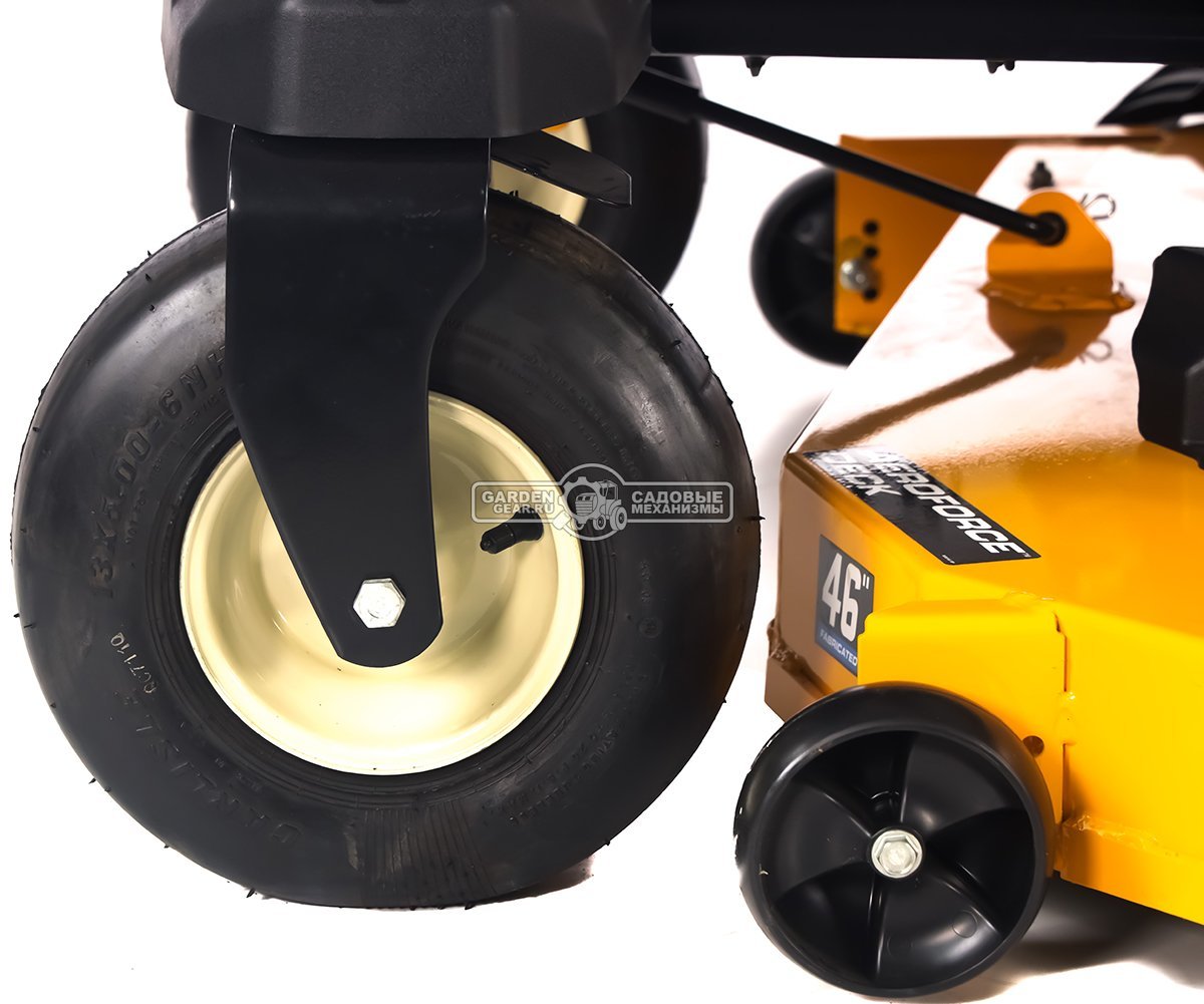 Садовый райдер Cub Cadet RZT-S 46 с нулевым радиусом разворота (USA, Kohler KT730, 725 куб. см., гидростатика, ширина кошения 117 см, 256 кг)