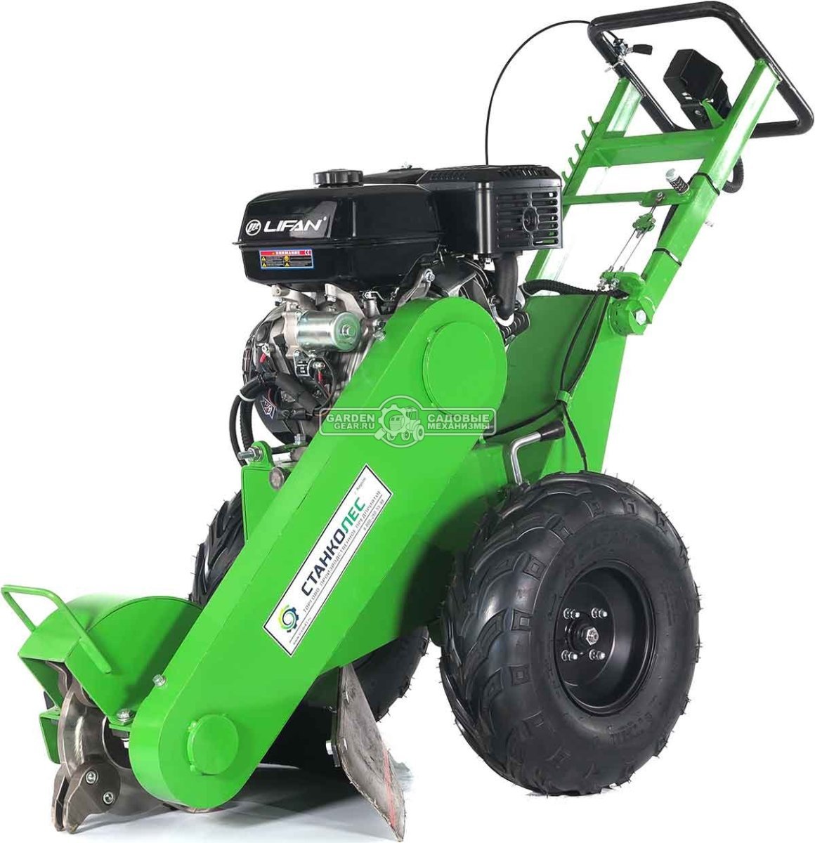 Измельчитель пней Дровосек ИП350 (RUS, 420 см3, диаметр фрезы 340 мм, 150 кг)