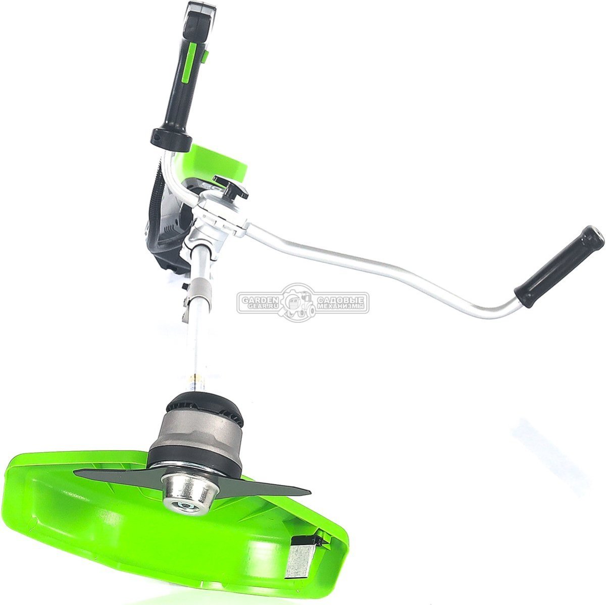 Мотокоса аккумуляторная GreenWorks GD60BCB без АКБ и ЗУ (PRC, BL 60В, нож 2Т + леска 2.0 мм, Т-рукоятка, 3.85 кг)