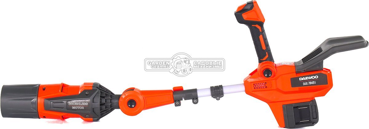 Воздуходувка аккумуляторная Daewoo DABL 7042Li SET с 2 АКБ 2.5 А/ч и ЗУ (PRC, BL 2x21В, 70 м/с, 1400 м3/ч, 3.1 кг)