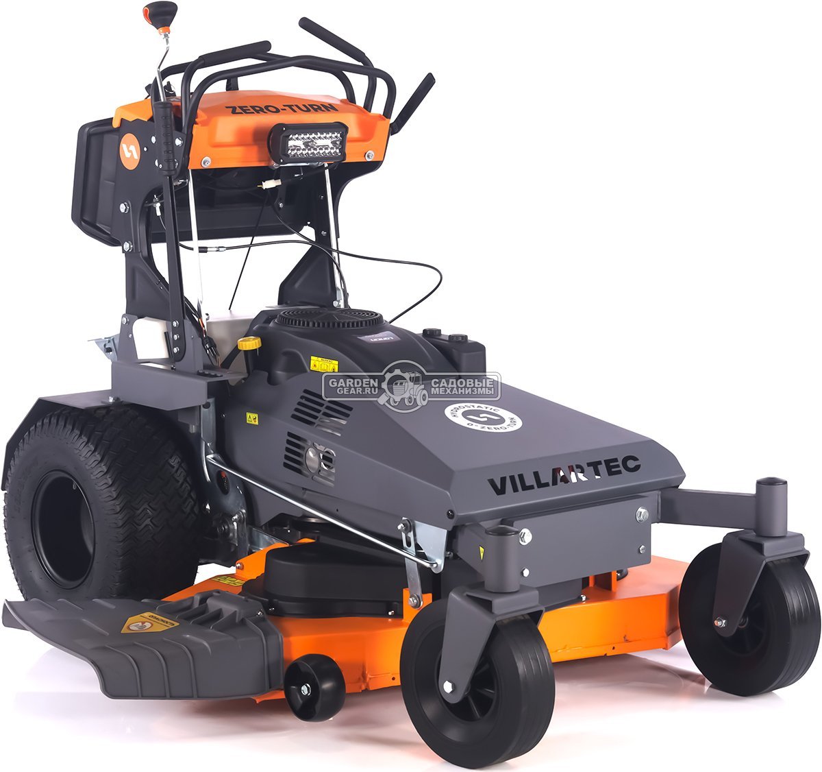 Садовый минирайдер Villartec MR 1700 Stand-On с нулевым радиусом разворота (PRC, Loncin LC1P90A 452 см3, 97 см, боковой выброс, 150 кг)