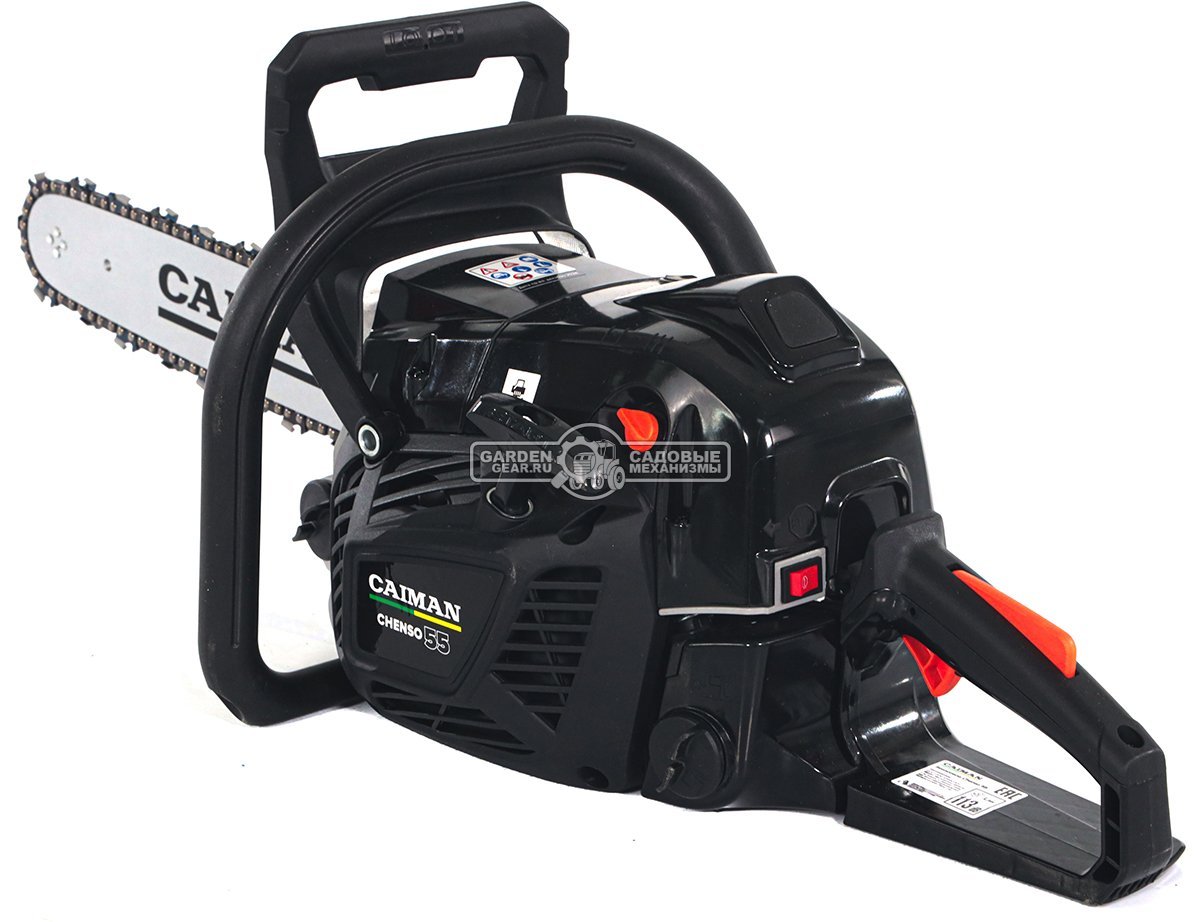 Бензопила Caiman Chenso 55-15 SL15 Decompressor (RUS, 56 куб.см., 2,4 кВт/3,3 л.с., 0,325", 1,5 мм, 64E, 5,6 кг)