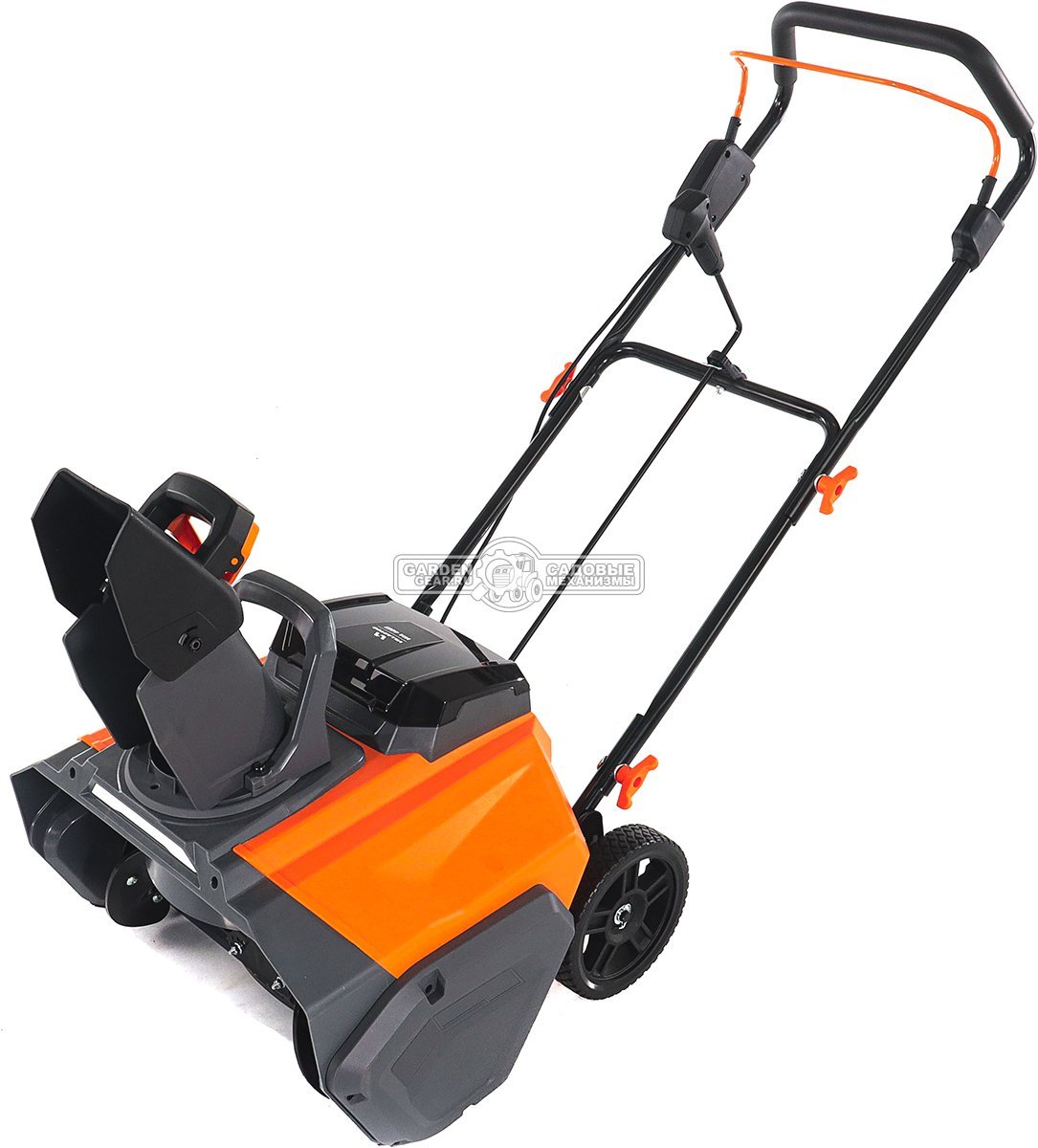 Снегоуборщик аккумуляторный Villartec WA4051 Set5 с АКБ 5 А/ч и ЗУ AM402 (PRC, BL 40В, ширина 51 см, фара, 2 порта для АКБ, 19 кг)