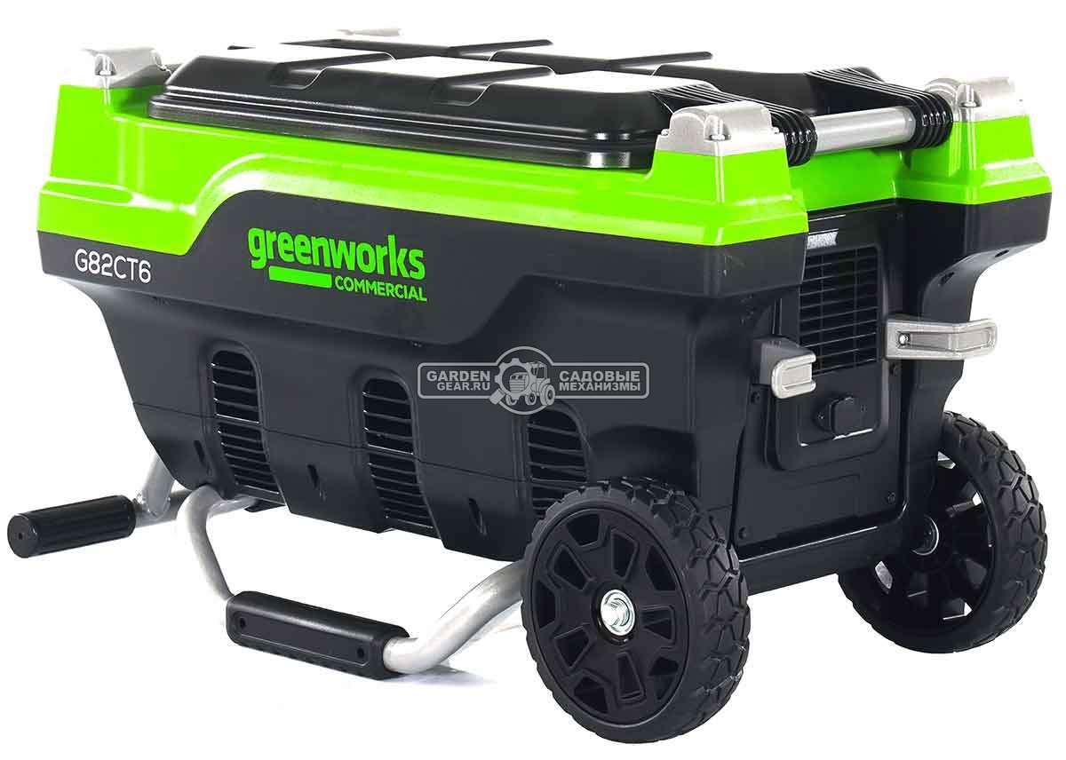 Зарядное устройство GreenWorks G82CT6 для 6 АКБ 82В (PRC, система охлаждения воздуха, 16 кг)