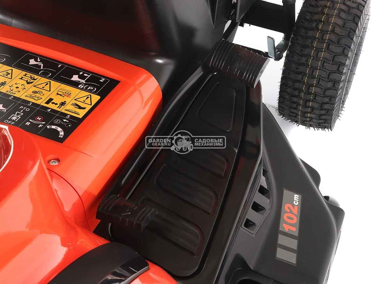 Садовый трактор Yard Fox T 102RDH (PRC, Loncin LC2P73F, 586 куб.см., гидростатика, травосборник 245 л, ширина кошения 102 см, 196 кг)