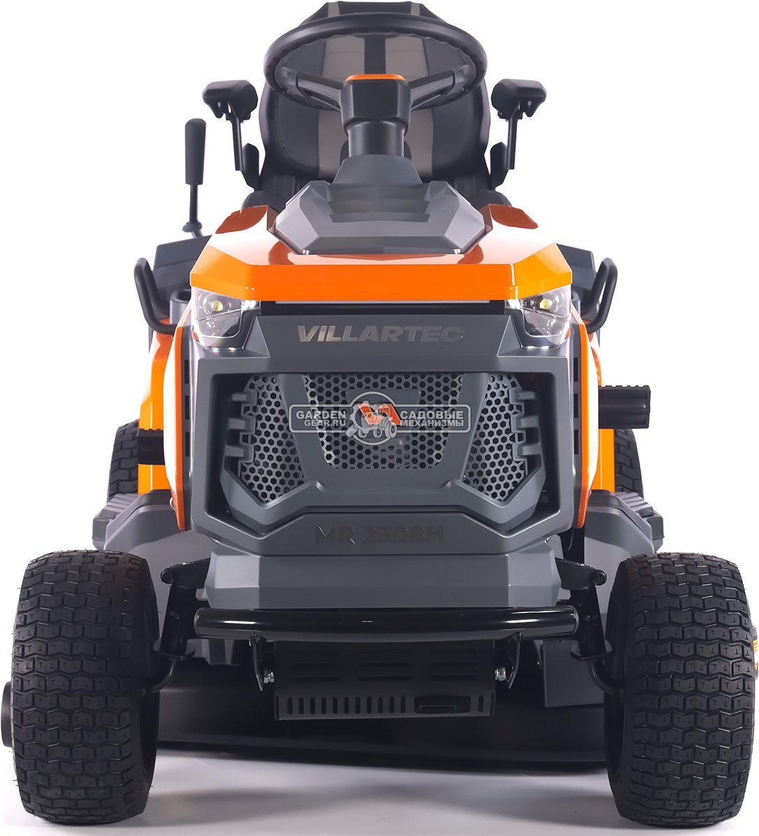Садовый трактор Villartec MR2308H (PRC, Loncin V-Twin 708 куб.см., LED дисплей, гидростатика, травосборник 320 л, ширина кошения 108 см, 237 кг)