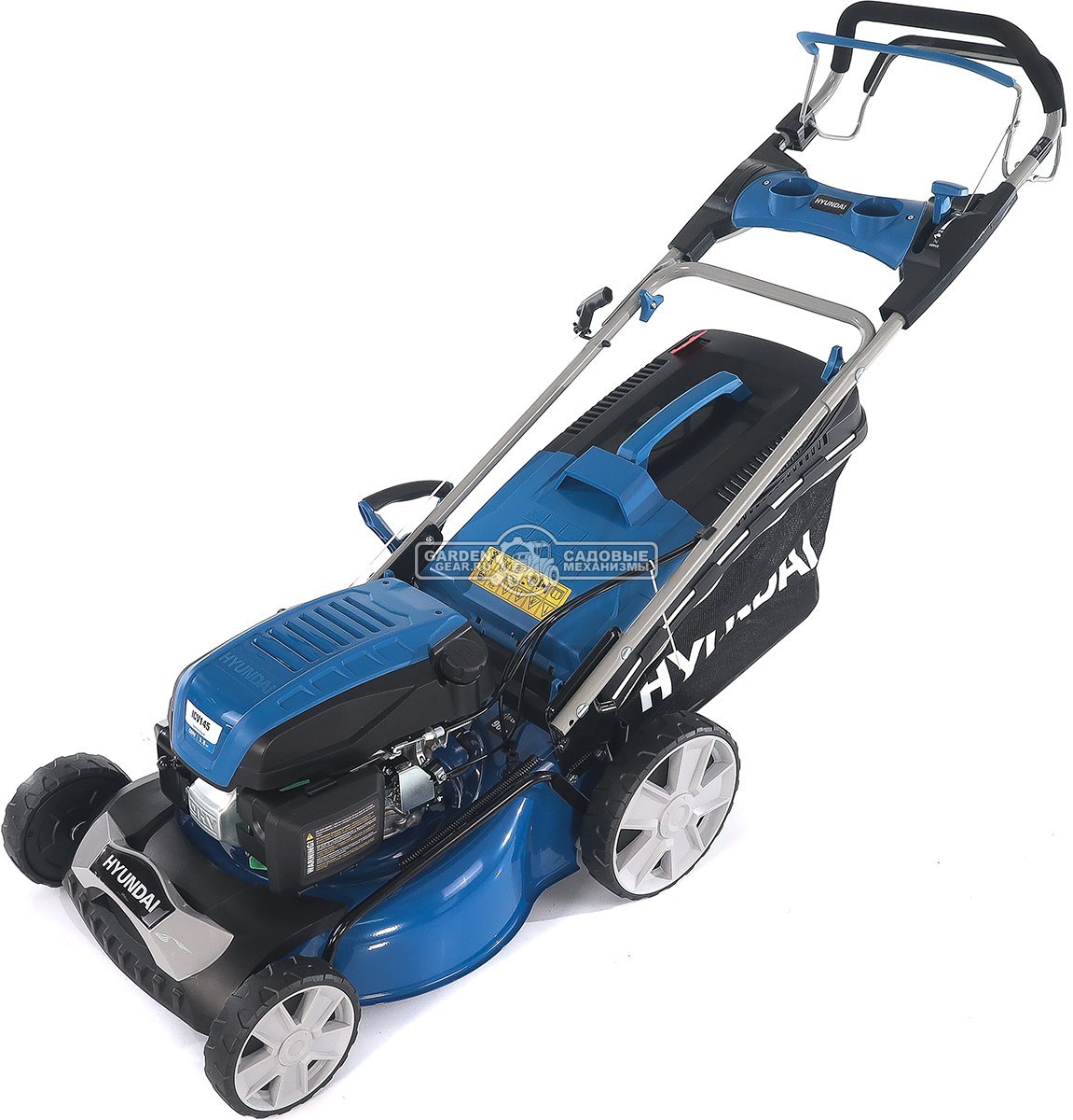 Газонокосилка бензиновая Hyundai L 4610S (PRC, 46 см, Hyundai, 145 см3, 65 л, сталь, 3 в 1, 33.8 кг)