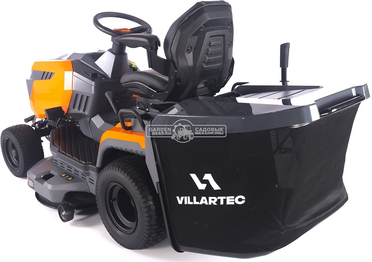 Садовый трактор Villartec MR2308H (PRC, Loncin V-Twin 708 куб.см., LED дисплей, гидростатика, травосборник 320 л, ширина кошения 108 см, 237 кг)